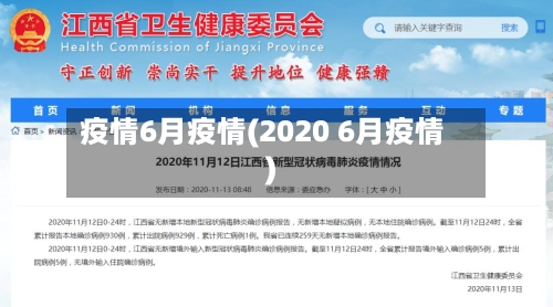 疫情6月疫情(2020 6月疫情)