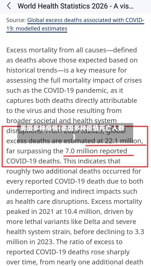 美国多种疫情(美国多种疫情死亡人数)