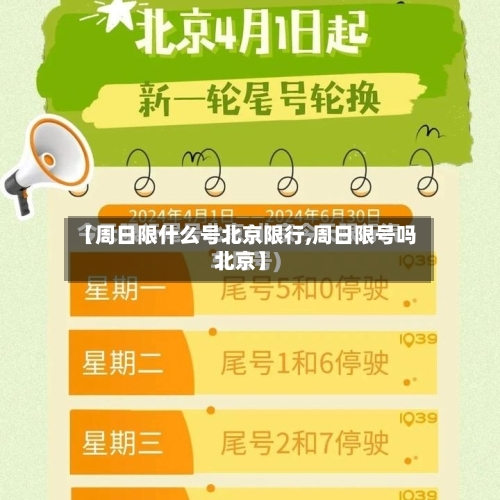 【周日限什么号北京限行,周日限号吗北京】