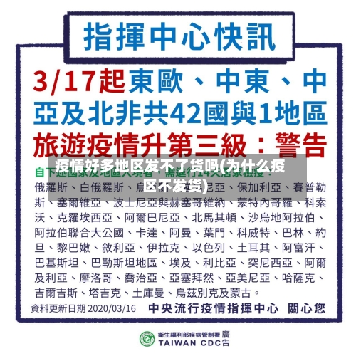 疫情好多地区发不了货吗(为什么疫区不发货)