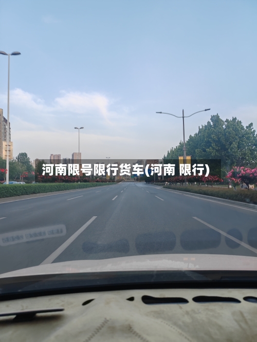 河南限号限行货车(河南 限行)