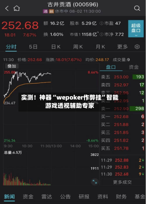 实测！神器“wepoker作弊挂”智能游戏透视辅助专家