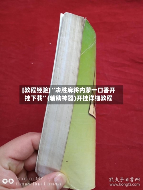 [教程经验]“决胜麻将内蒙一口香开挂下载”(辅助神器)开挂详细教程