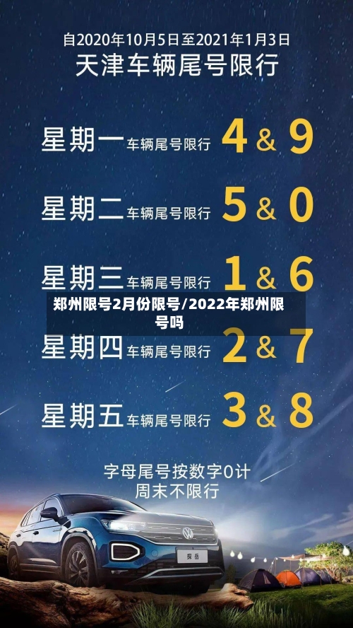 郑州限号2月份限号/2022年郑州限号吗
