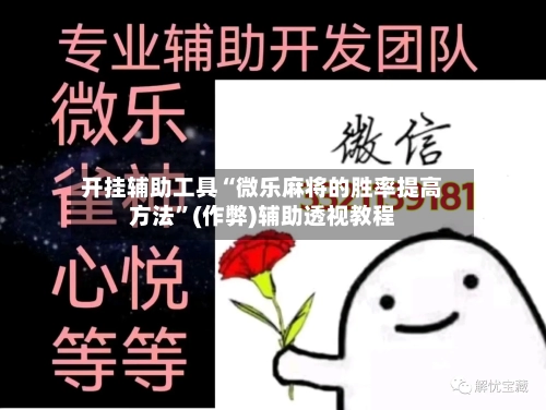 开挂辅助工具“微乐麻将的胜率提高方法”(作弊)辅助透视教程